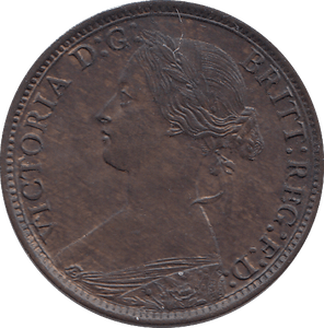 1867 FARTHING ( UNC ) - FARTHING - Cambridgeshire Coins