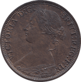 1867 FARTHING ( UNC ) - FARTHING - Cambridgeshire Coins