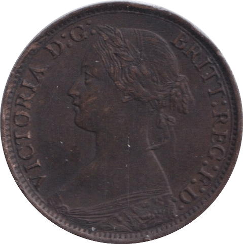 1867 FARTHING ( VF ) - FARTHING - Cambridgeshire Coins