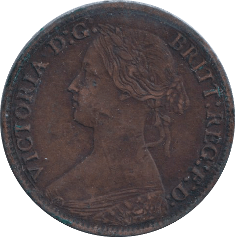 1867 FARTHING ( VF ) - FARTHING - Cambridgeshire Coins