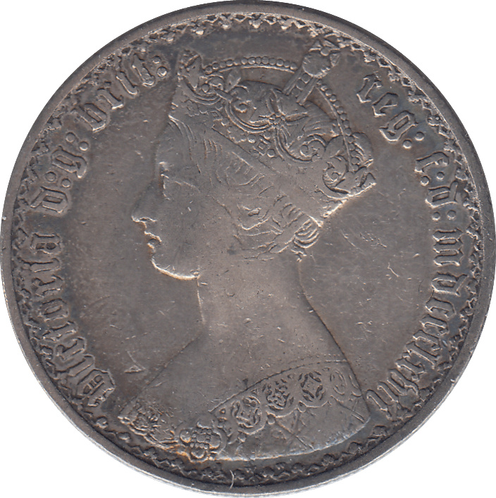 1867 FLORIN ( GF ) - FLORIN - Cambridgeshire Coins