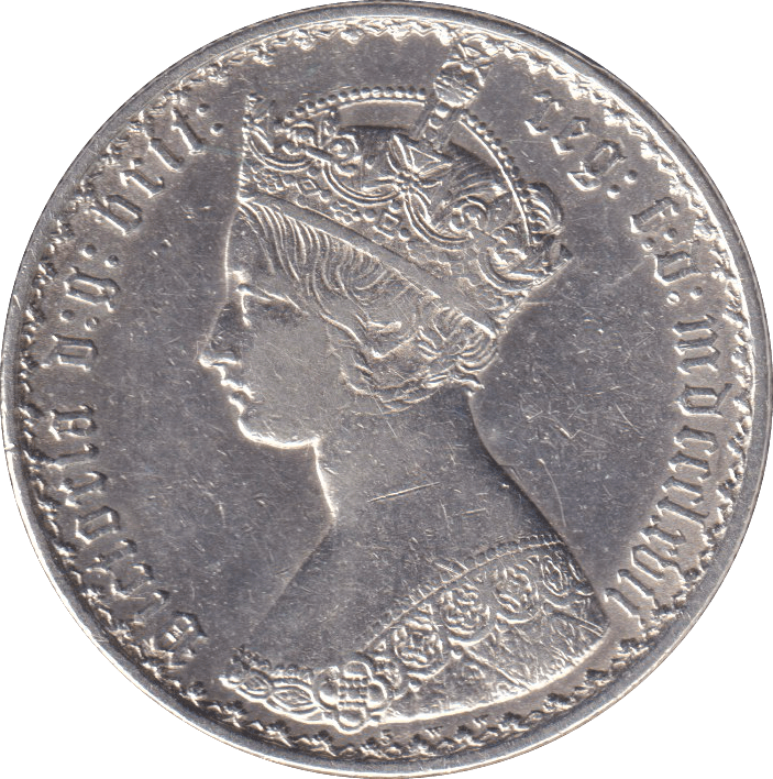 1867 FLORIN ( GVF ) DIE 5 - FLORIN - Cambridgeshire Coins