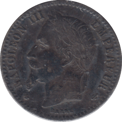 1867 FRANCE 50 CENT - WORLD COINS - Cambridgeshire Coins