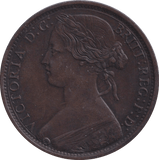 1867 PENNY ( AUNC ) - PENNY - Cambridgeshire Coins