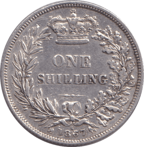 1867 SHILLING ( GVF ) - SHILLING - Cambridgeshire Coins