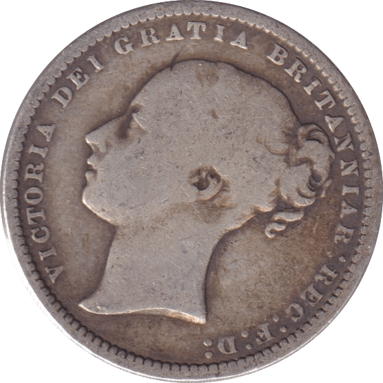 1867 SHILLING ( NF ) DIE 23 - SHILLING - Cambridgeshire Coins