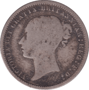 1867 SIXPENCE ( FINE ) - SIXPENCE - Cambridgeshire Coins