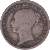 1867 SIXPENCE ( FINE ) - SIXPENCE - Cambridgeshire Coins