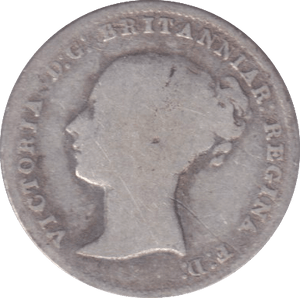 1867 THREEPENCE ( FINE ) - THREEPENCE - Cambridgeshire Coins