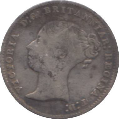 1867 THREEPENCE ( NF ) - THREEPENCE - Cambridgeshire Coins