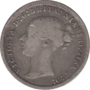 1867 THREEPENCE ( NF ) - THREEPENCE - Cambridgeshire Coins