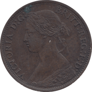 1868 FARTHING ( GVF ) - FARTHING - Cambridgeshire Coins