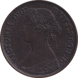 1868 FARTHING ( GVF ) - FARTHING - Cambridgeshire Coins
