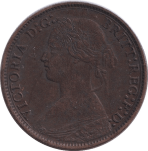 1868 FARTHING ( VF ) - FARTHING - Cambridgeshire Coins