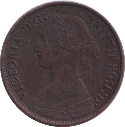 1868 FARTHING ( VF ) - FARTHING - Cambridgeshire Coins