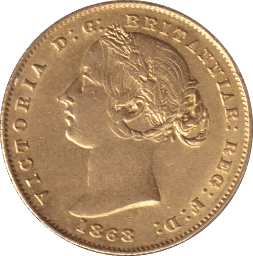 1868 GOLD AUSTRALIAN SOVEREIGN - GOLD WORLD COINS - Cambridgeshire Coins