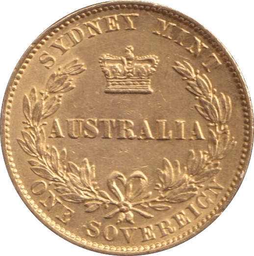 1868 GOLD AUSTRALIAN SOVEREIGN - GOLD WORLD COINS - Cambridgeshire Coins
