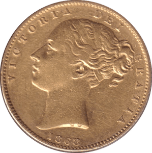 1868 GOLD SOVEREIGN ( GVF ) DIE 31 - SOVEREIGN - Cambridgeshire Coins