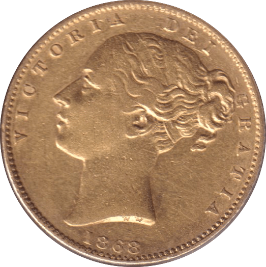 1868 GOLD SOVEREIGN ( GVF ) DIE 31 - SOVEREIGN - Cambridgeshire Coins