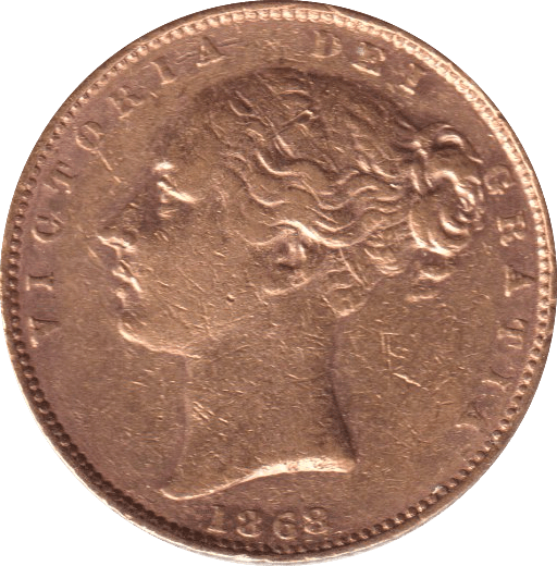 1868 GOLD SOVEREIGN ( GVF ) - SOVEREIGN - Cambridgeshire Coins
