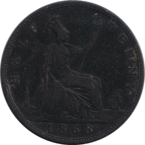 1868 HALFPENNY ( FAIR ) - HALFPENNY - Cambridgeshire Coins
