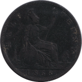 1868 HALFPENNY ( FAIR ) - HALFPENNY - Cambridgeshire Coins