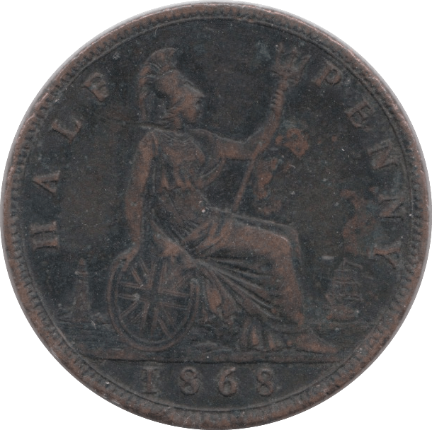 1868 HALFPENNY ( GF ) - Halfpenny - Cambridgeshire Coins