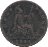 1868 HALFPENNY ( GF ) - Halfpenny - Cambridgeshire Coins