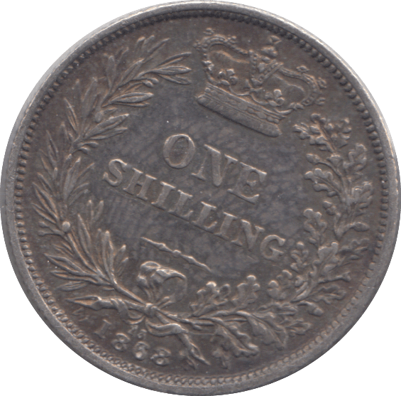 1868 ONE SHILLING ( VF ) - SHILLING - Cambridgeshire Coins