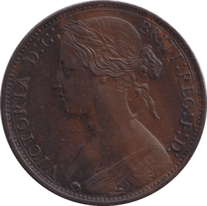 1868 PENNY ( AUNC ) - PENNY - Cambridgeshire Coins