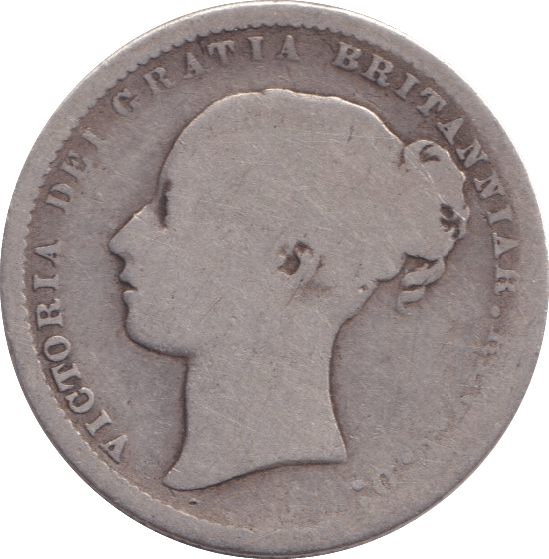 1868 SHILLING (FAIR) DIE 18 - SHILLING - Cambridgeshire Coins