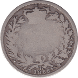 1868 SHILLING (FAIR) DIE 18 - SHILLING - Cambridgeshire Coins