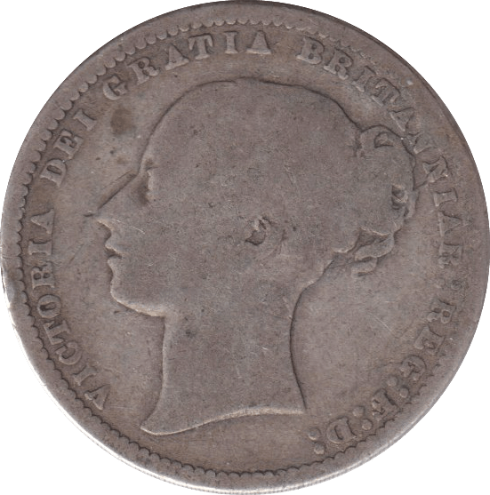 1868 SHILLING ( FAIR ) DIE 36 - SHILLING - Cambridgeshire Coins