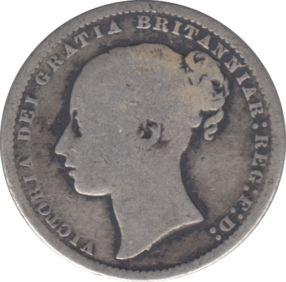 1868 SHILLING ( FAIR ) DIE 42 - Shilling - Cambridgeshire Coins