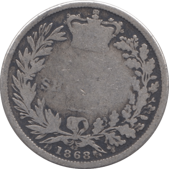 1868 SHILLING ( FAIR ) DIE 42 - Shilling - Cambridgeshire Coins