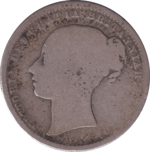 1868 SHILLING ( FAIR ) - SHILLING - Cambridgeshire Coins