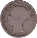 1868 SHILLING ( FAIR ) - SHILLING - Cambridgeshire Coins
