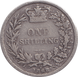 1868 SHILLING ( FINE ) - Shilling - Cambridgeshire Coins