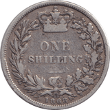 1868 SHILLING ( FINE ) - SHILLING - Cambridgeshire Coins