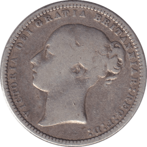 1868 SHILLING ( FINE ) - SHILLING - Cambridgeshire Coins