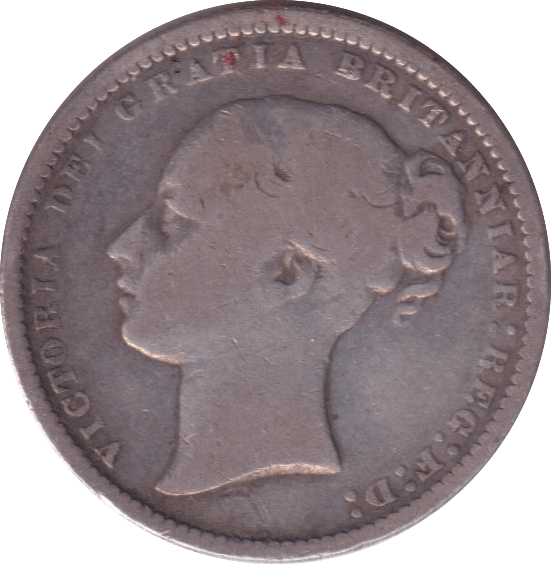 1868 SHILLING ( FINE ) - SHILLING - Cambridgeshire Coins