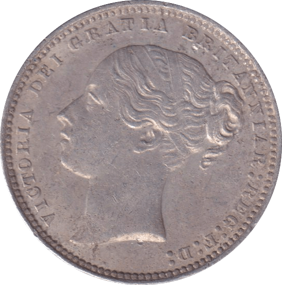 1868 SHILLING ( GVF ) DIE 42 - SHILLING - Cambridgeshire Coins