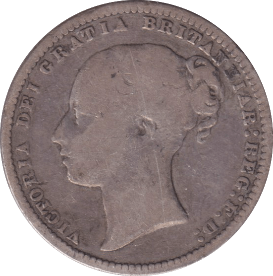 1868 SHILLING ( NF ) - SHILLING - Cambridgeshire Coins