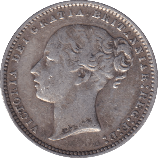 1868 SHILLING ( VF ) DIE 31 - SHILLING - Cambridgeshire Coins