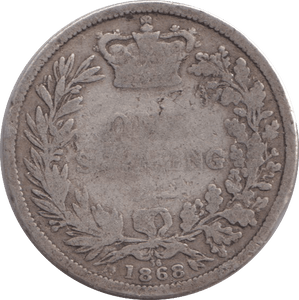 1868 SIXPENCE ( NF ) - SIXPENCE - Cambridgeshire Coins