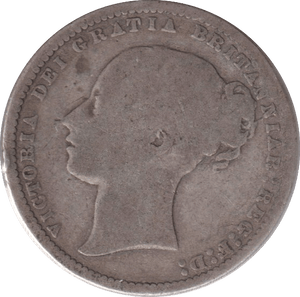 1868 SIXPENCE ( NF ) - SIXPENCE - Cambridgeshire Coins