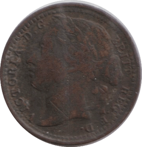 1868 THIRD FARTHING ( FINE ) - ONE THIRD FARTHING - Cambridgeshire Coins