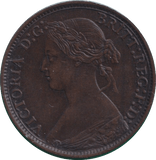 1869 FARTHING ( GVF ) - FARTHING - Cambridgeshire Coins