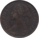 1869 FARTHING ( GVF ) - FARTHING - Cambridgeshire Coins
