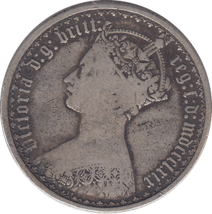 1869 FLORIN ( FINE ) - FLORIN - Cambridgeshire Coins